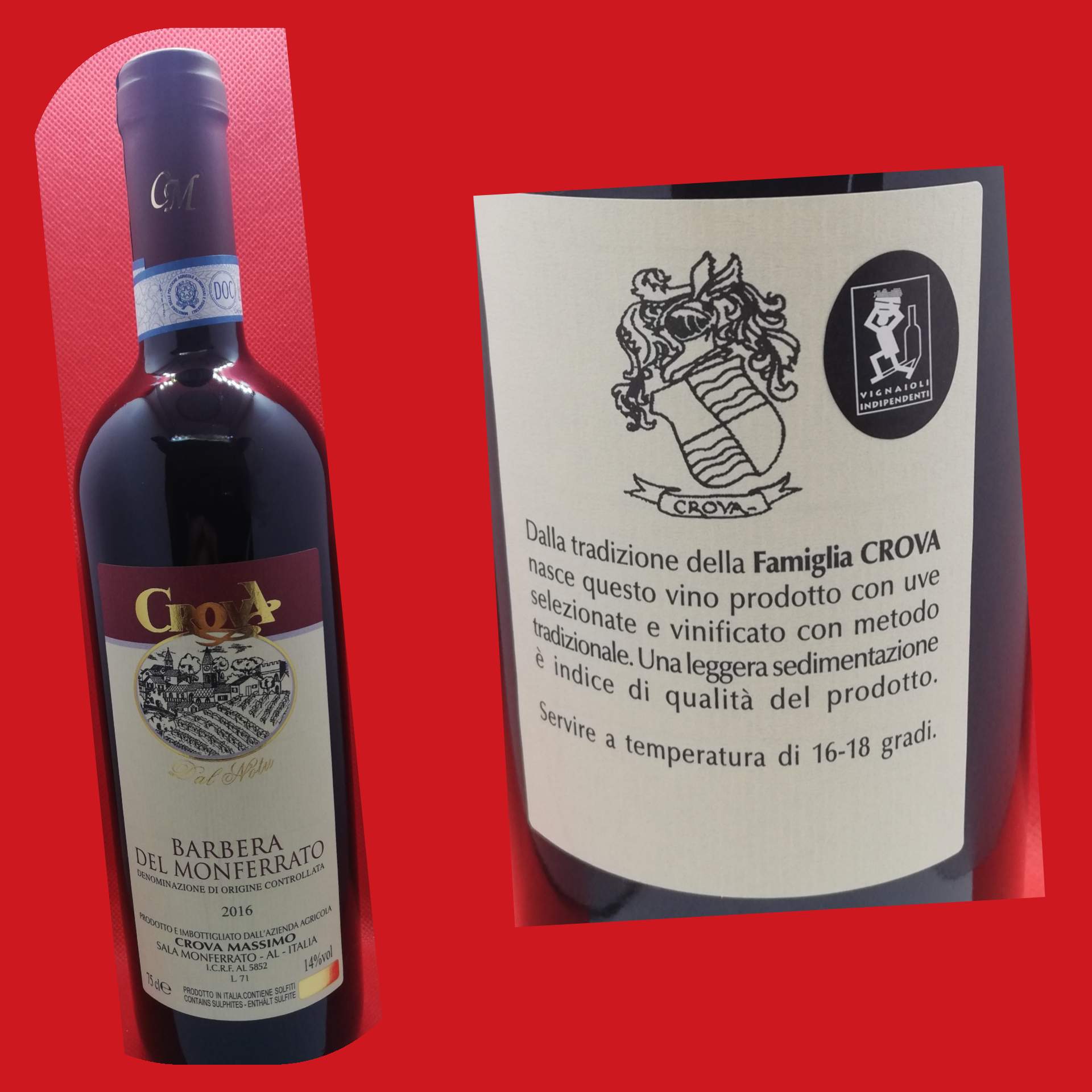 BARBERA DEL MONFERRATO DOC 2018