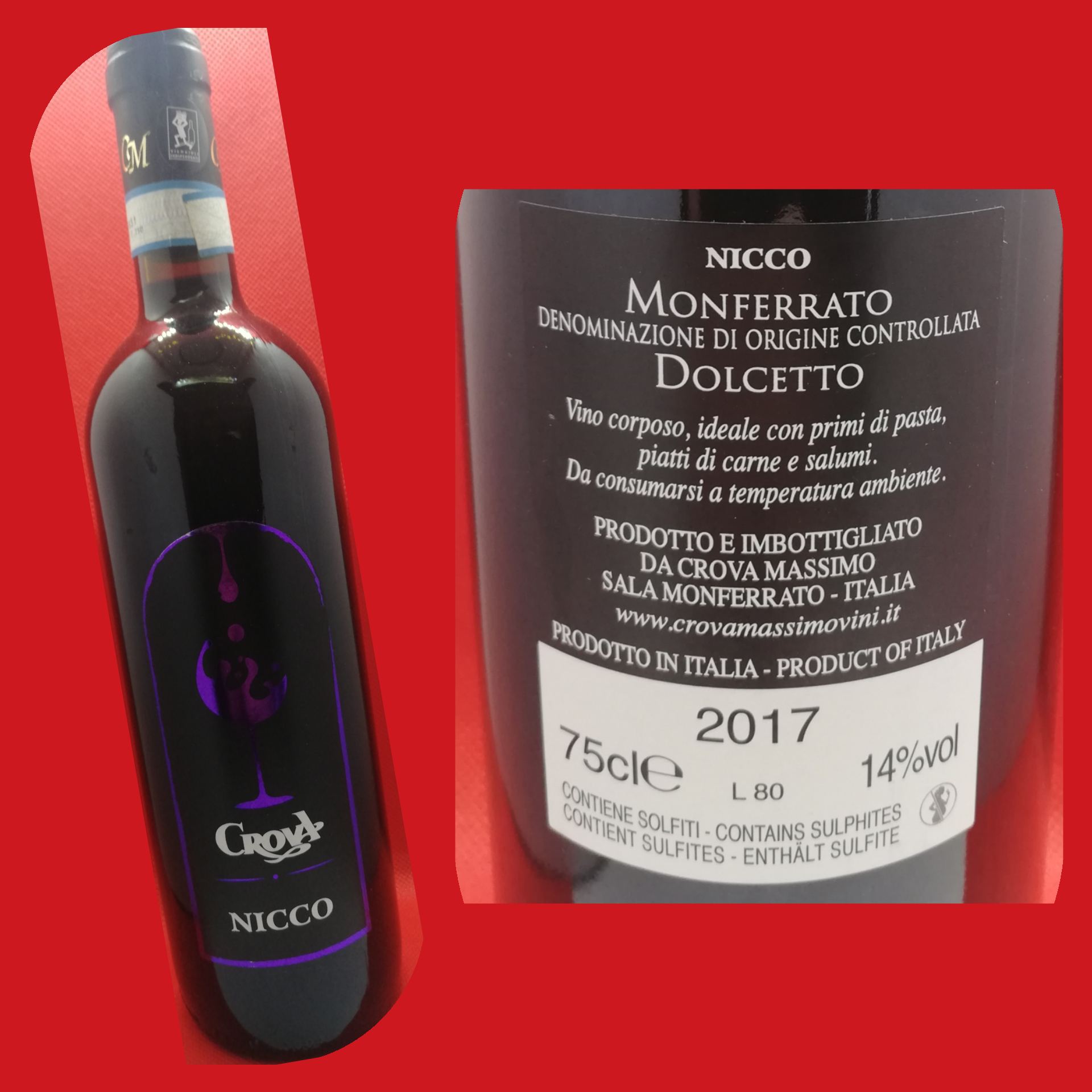 NICCO - MONFERRATO DOLCETTO DOC 2017