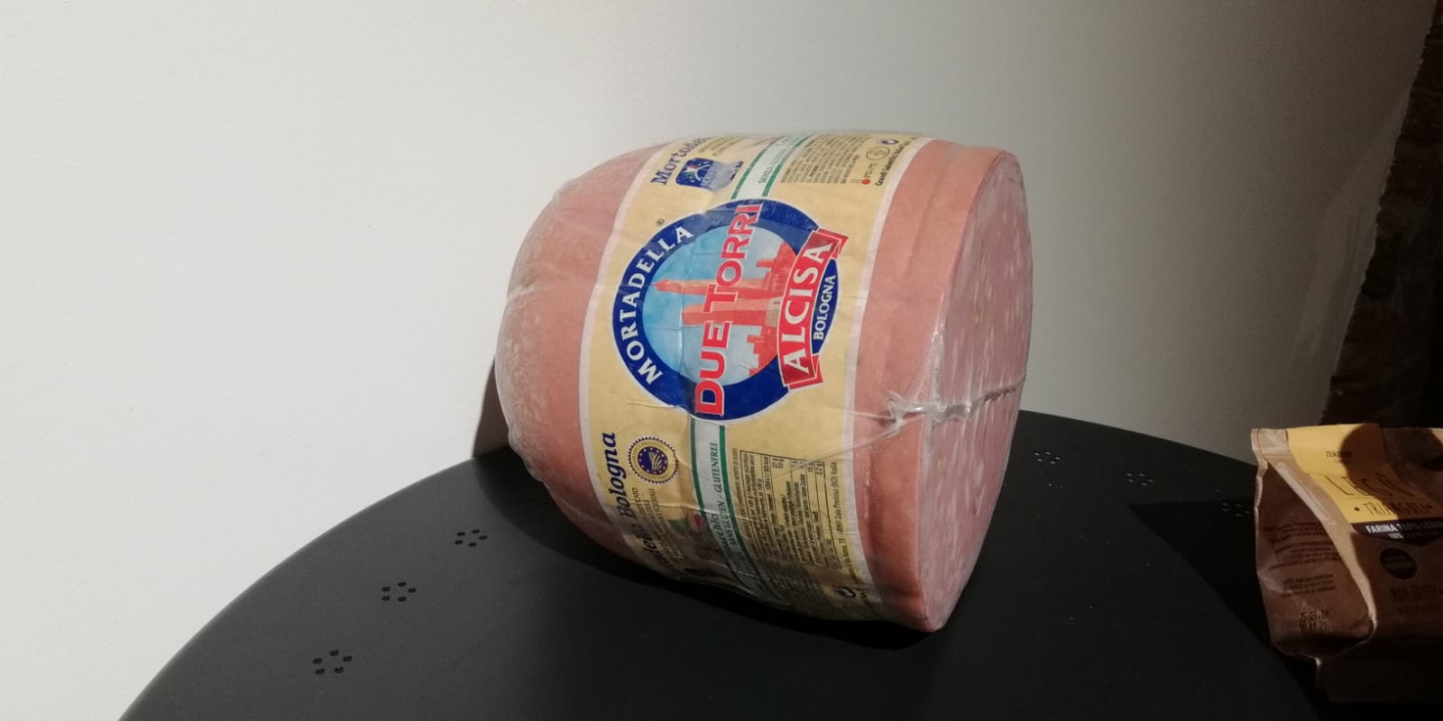 MORTADELLA DUE TORRI ALCISA  AL KG € 13,90 – 1 ETTO  cod.880