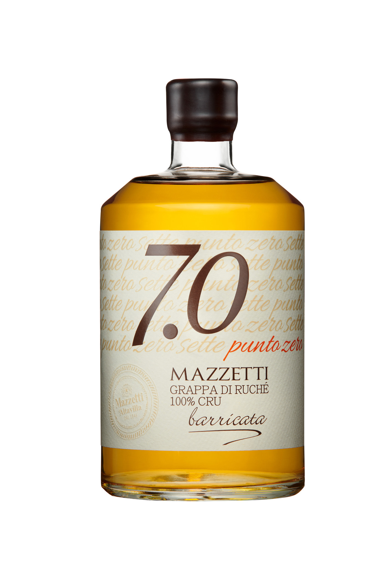 7.0 Grappa di Ruché Barricata - 43%VOL. 70CL.