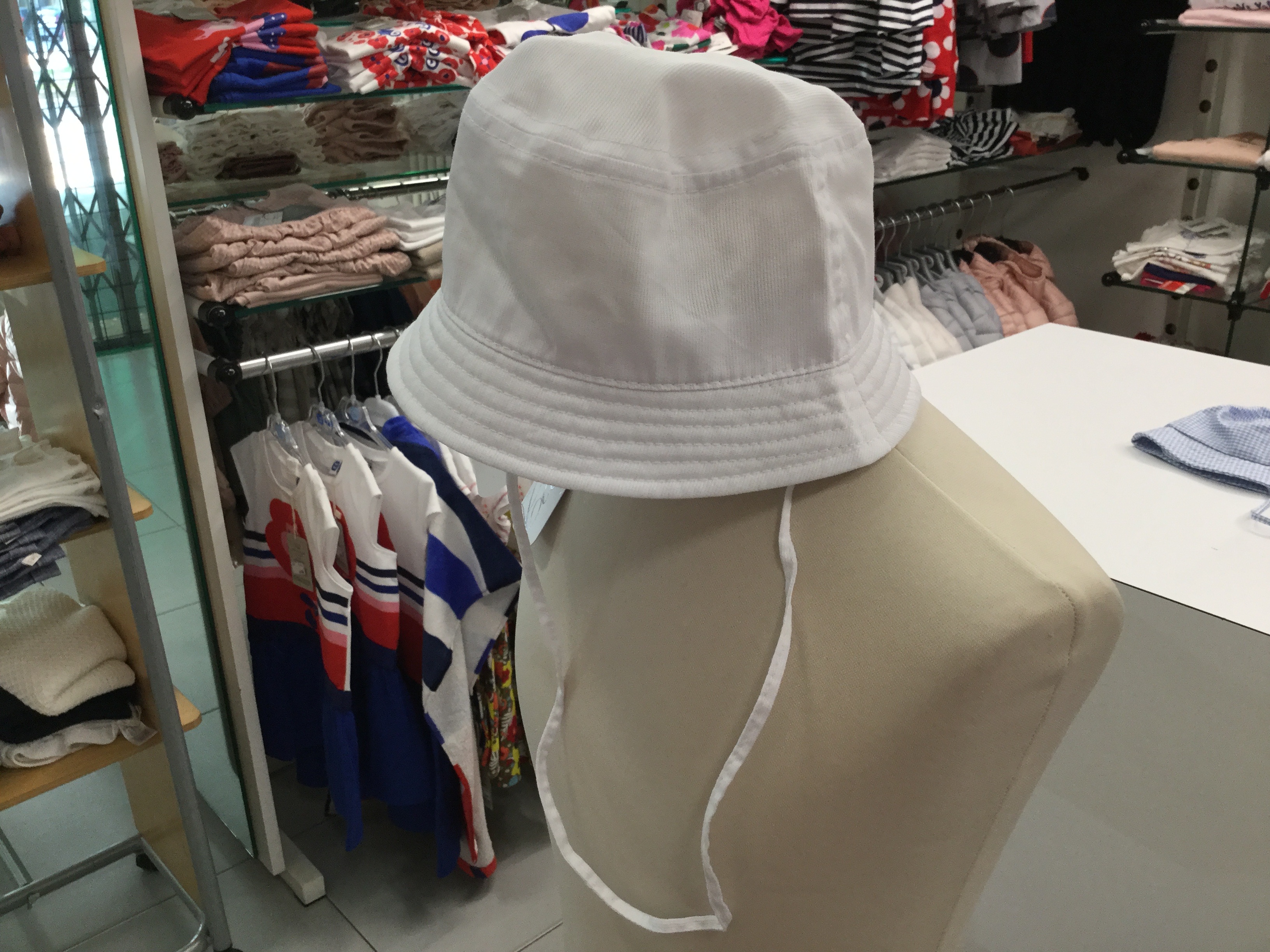 Cappello pescatore bianco