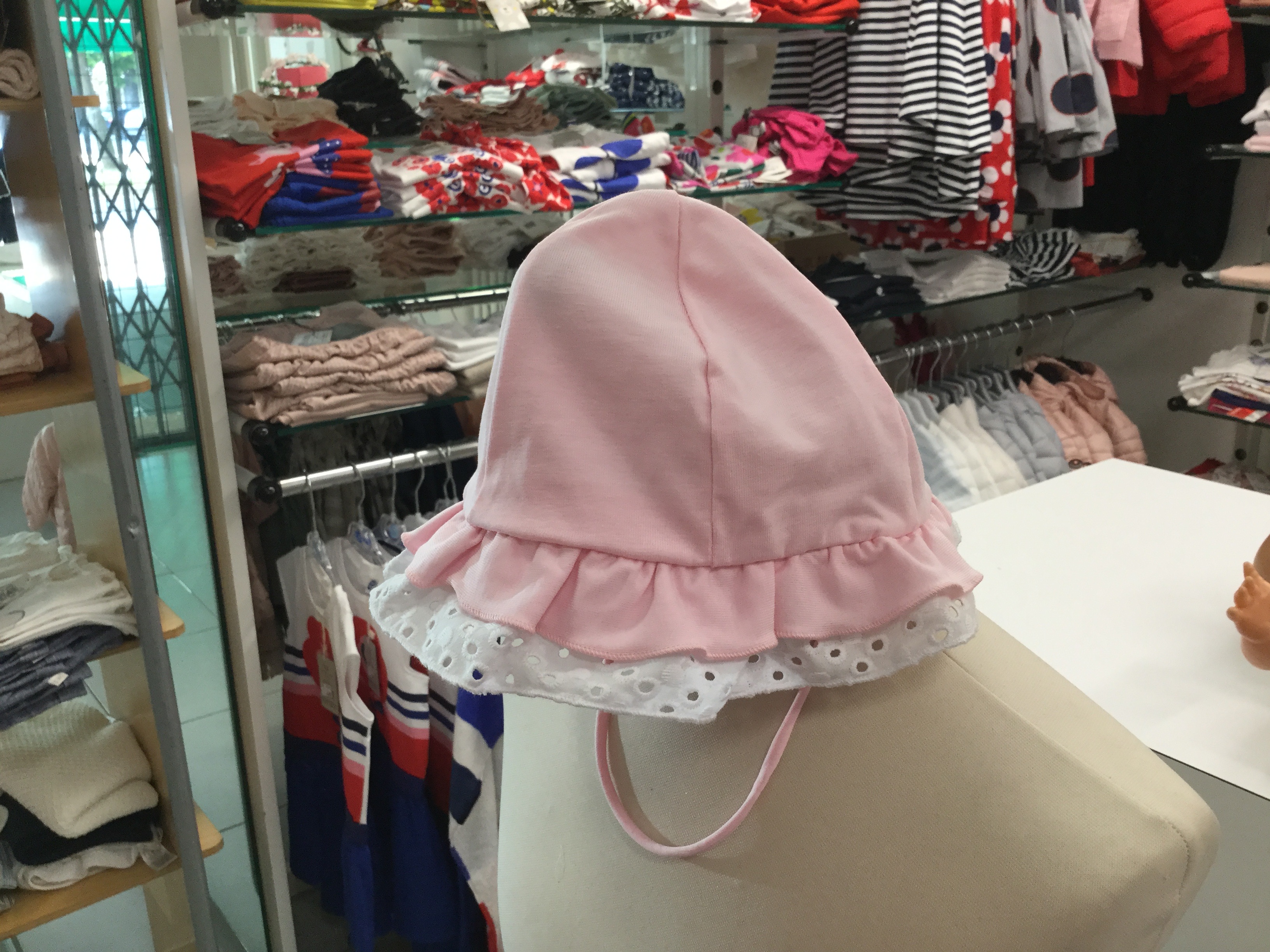 Cappello jersey rosa