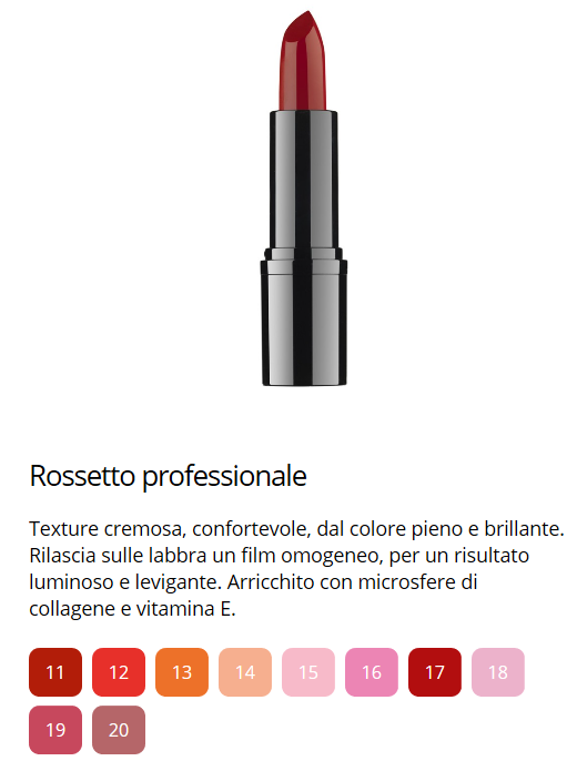 Rossetto professionale 