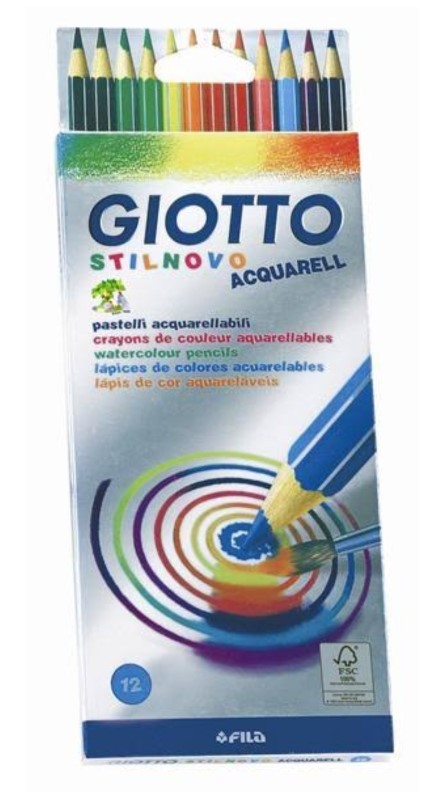 12 MATITE GIOTTO ACQUARELL