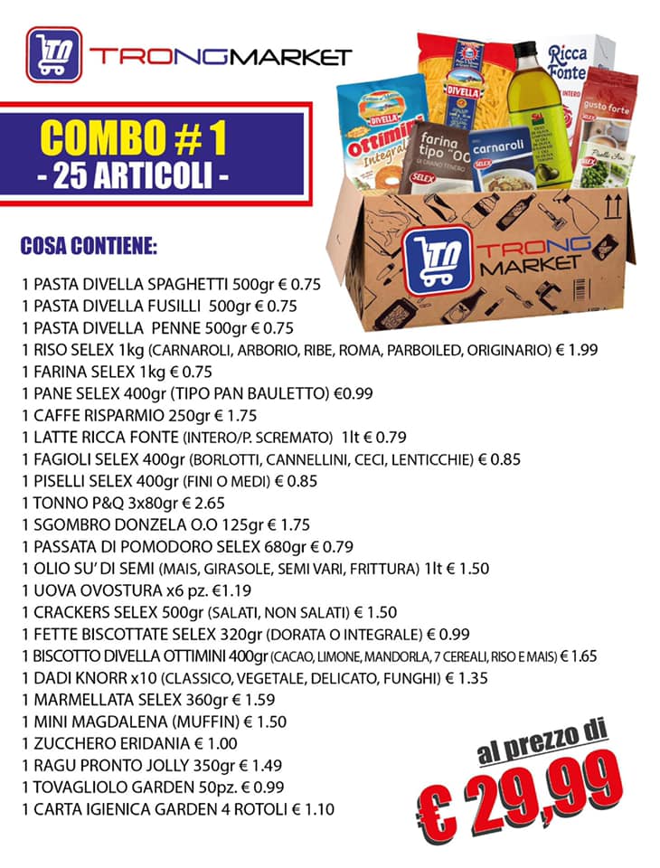 COMBO BOX #1 - 25 ARTICOLI