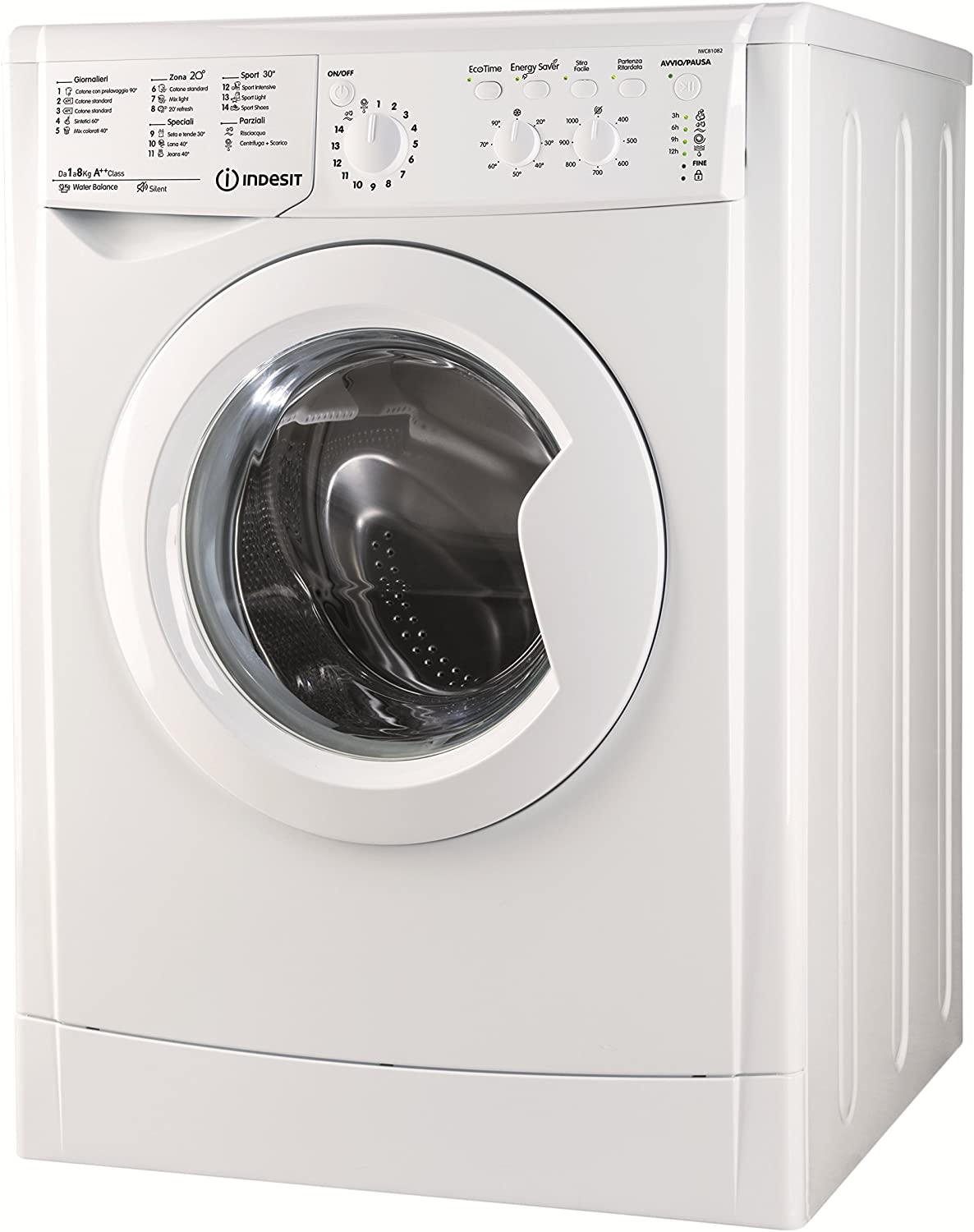 INDESIT Lavatrice carica frontale IWC 81082C ECO IT.M