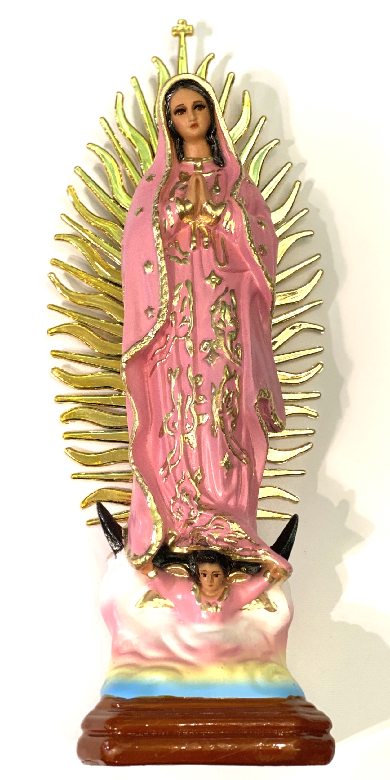 statua Madonna di Guadalupe in resina formato medio
