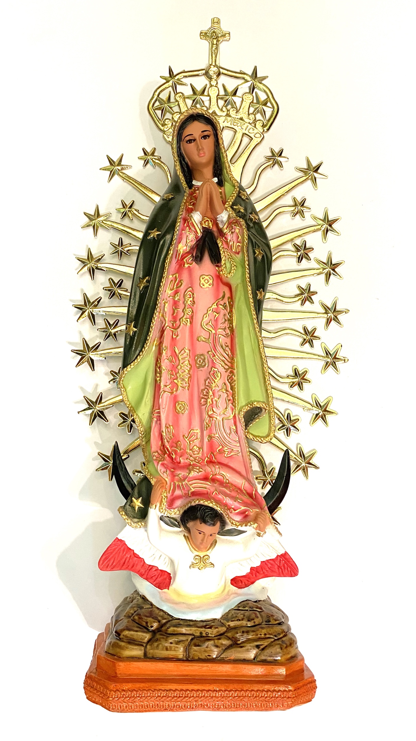 statua Madonna di Guadalupe in resina formato grande