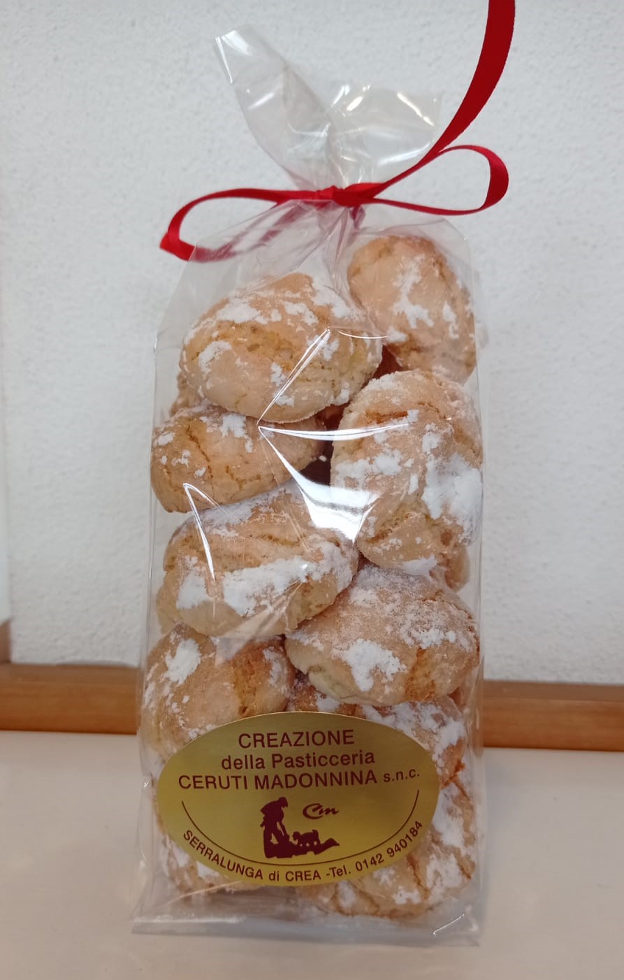AMARETTI MORBIDI, sacchetto 180 gr 