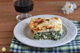 Lasagne con ricotta e spinaci