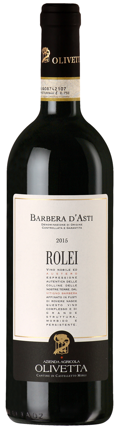 ''ROLEI'' BARBERA D'ASTI DOCG 2018 - N.6 bottiglie da 0,75L 